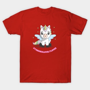 Happy Unicorn by Yahaira Lovely Loves T-Shirt